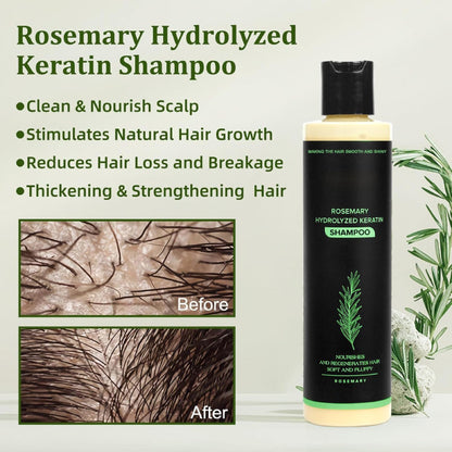 🔖Buy 2 Get 1 Free🧴Tgideas Organic Rosemary Hair Growth Shampoo & Hair Conditioner