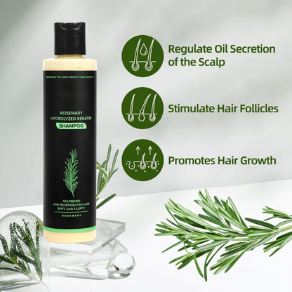 🔖Buy 2 Get 1 Free🧴Tgideas Organic Rosemary Hair Growth Shampoo & Hair Conditioner